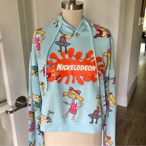 90s Nickelodeon Light Blue Hoodie